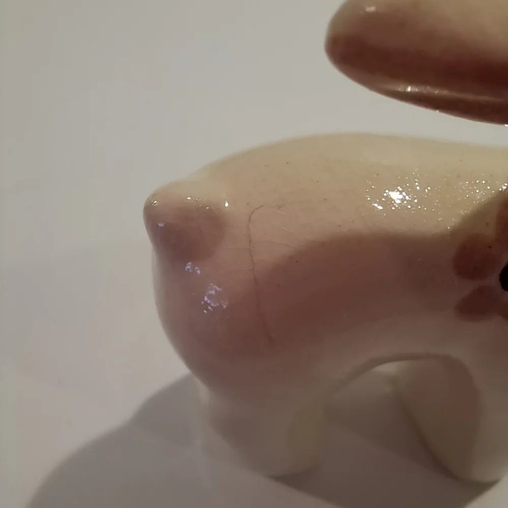Vtg California Pottery Lamb Figurine Rio Hondo deLee 3 1/2" - Picture 5 of 5